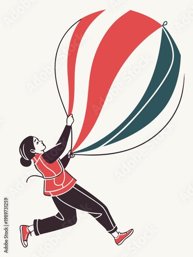 Creative film reel branding vector illustration with cinematic production concept, media design, videography theme, modern flat line art, storytelling visual, and digital content creation. (52).eps