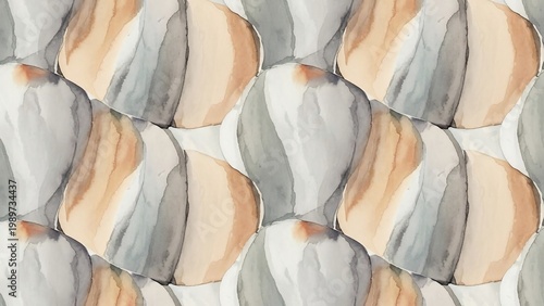 Seashell Pattern Background Texture Design Element.