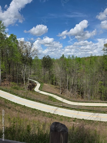 Winding path on Sara Babb Trail