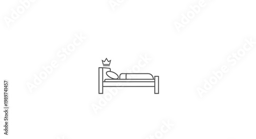 Person Sleeping in a Bed.