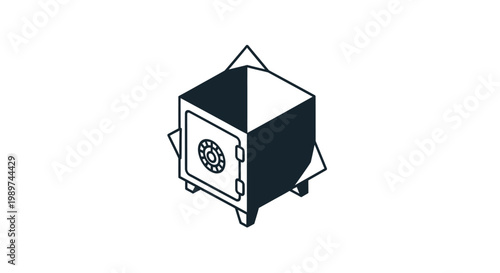 Secure Metal Safe Box.