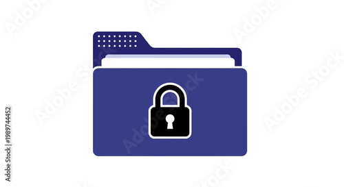 Secure locked folder with padlock icon.