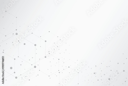 Schilderij op canvas abstract blur white  and silver color background with star glittering light for