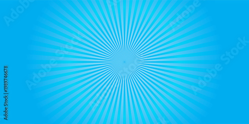 Flat blue comic style background with dotted halftone