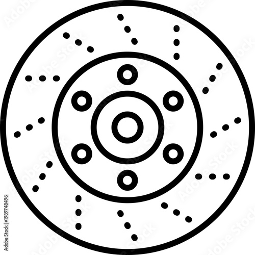 Brake Disc Icon