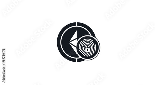 Padlock and compass on target.