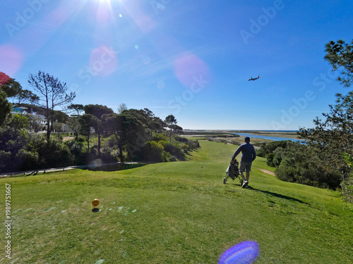 Parcours de 18 trous sur le golf de San Lorenzo à Quinta do Lago au Portugal dans l'Algarve