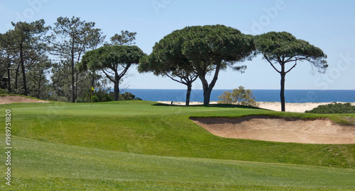 Parcours de 18 trous sur le golf de San Lorenzo à Quinta do Lago au Portugal dans l'Algarve