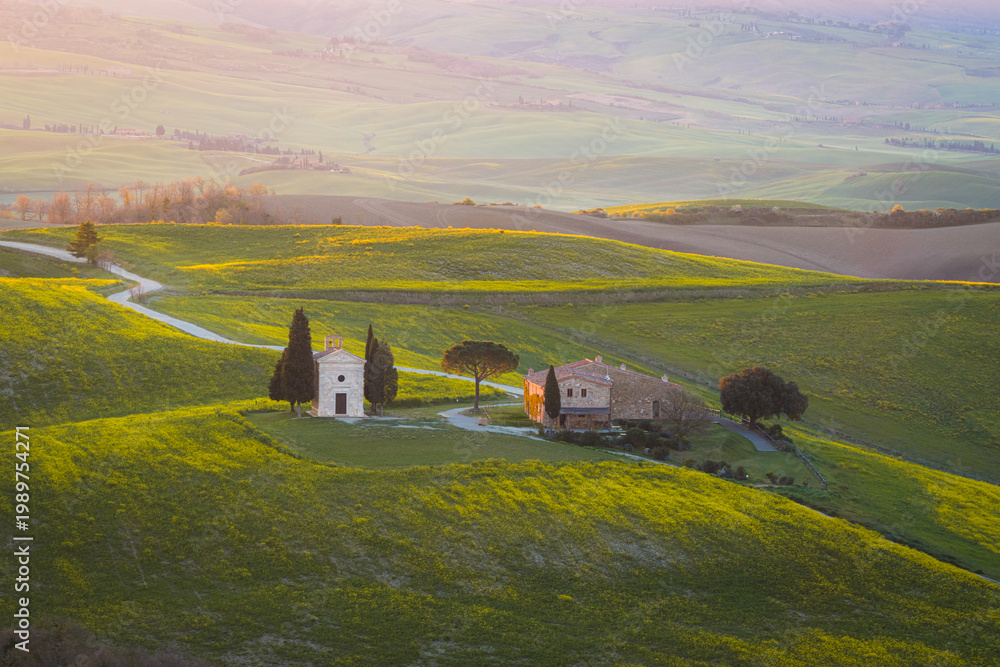 Obraz premium Views of the same Val d'Orcia