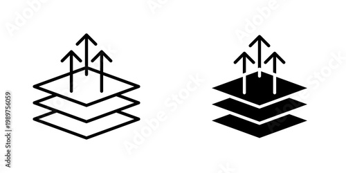 Breathable leather icon on white background, editable stroke svg 10