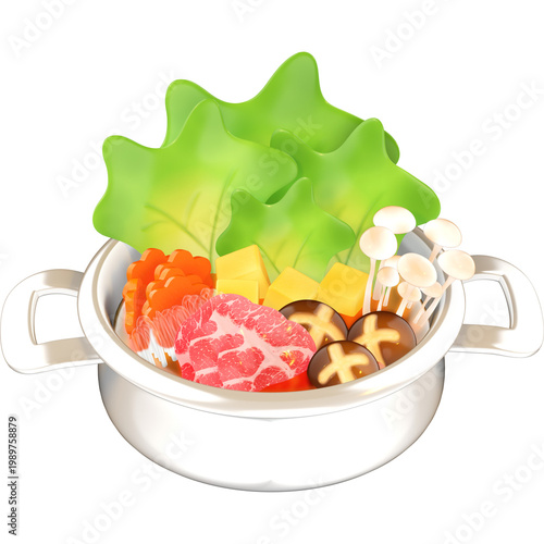 Japanese Hot Pot Shabu Shabu Set