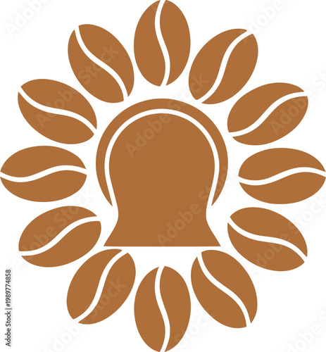 Sunflower cross section a botanical illustration of seed arrangement