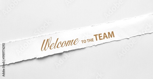 welcome to the team