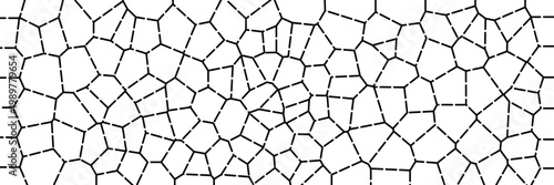 Abstract Voronoi Pattern: An intricate tessellation of polygons forming an abstract design, creating a sense of dynamic geometry and modern artistry.