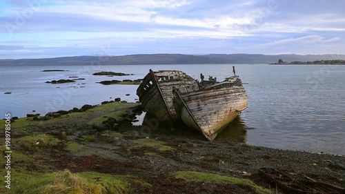 Boats in Salen Bay.