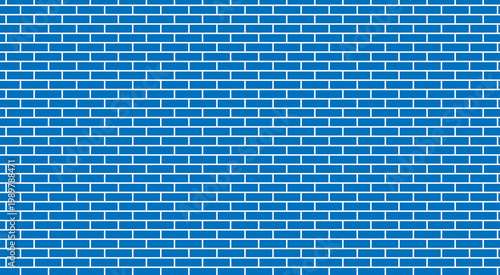 Deep blue brick wall pattern for professional corporate backdrops