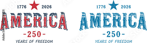 Celebrating 250 years anniversary 4th of july patriotic america designs