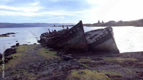 Salen bay fishing boats, Mull.
