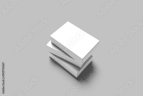 Empty Box Mockup - 3D Illustration