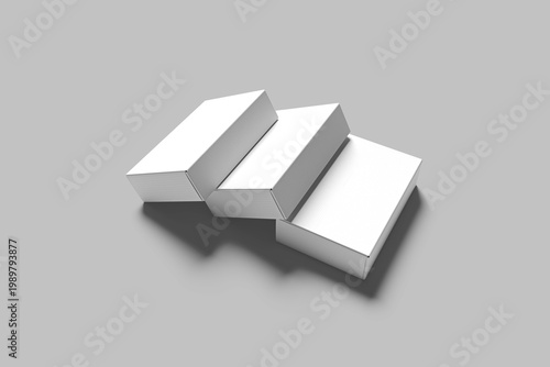 Empty Box Mockup - 3D Illustration