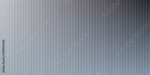 Vector ribbed glass texture background. Light grey ribbed glass. Mesh gradient. acrylic ribbed bath surface. Reeded glass background semitransparent overlay. Bath wall window