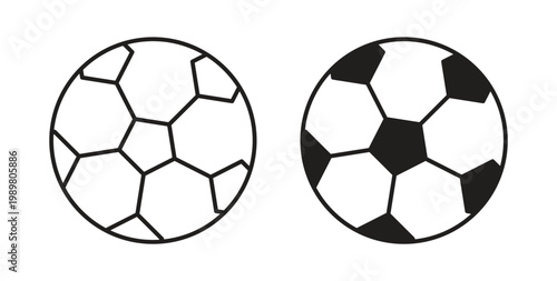 Foto Football icon vector design elements
