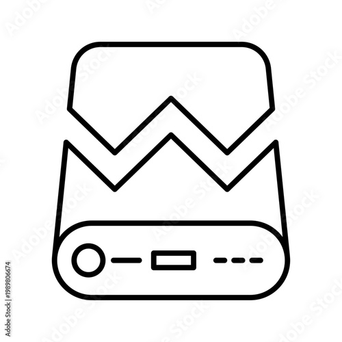 Data Security Breach Privacy Cyber Icon