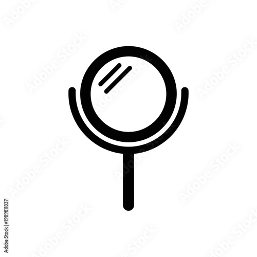 Halftone eyeglasses vector illustration on white background