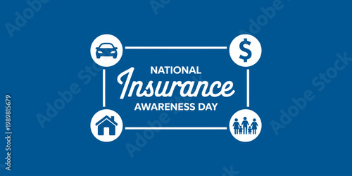 National Insurance Awareness Day Infographic Featuring Key Insurance Themes