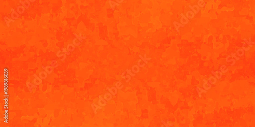 An aged orange paint texture with a grungy vintage pattern on a rough parchment paper surface creates a weathered wall background