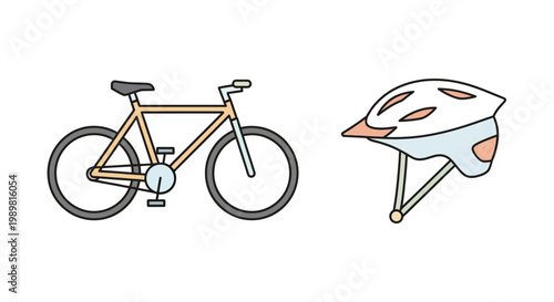 Bicycle and Cycling Safety Helmet.