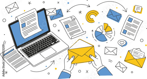 Digital workspace chaos a sketch of modern work and information overload