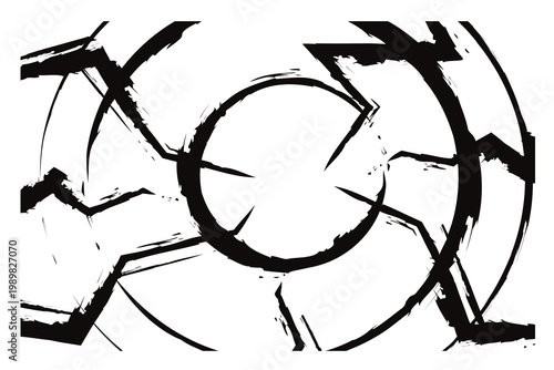 Black abstract Comic Book element design background