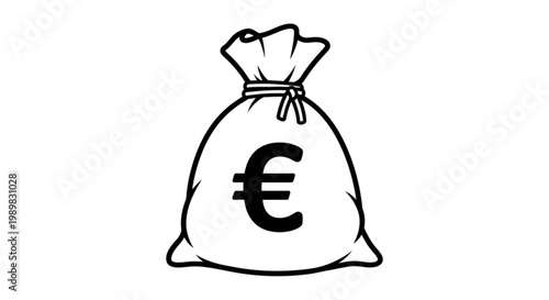 Hand holding a money bag with dollar symbol representing wealth finance and business success