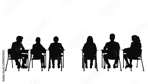 Professionals sitting at a conference table represent a collaborative business meeting where diverse team members gather to discuss corporate strategies and innovative project development goals.