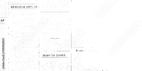 Old newspaper column texture with blurred text blocks and a grunge overlay suitable for vintage history and retro design concepts background.