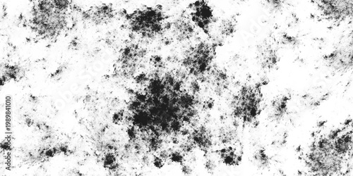 Grunge texture black and white. Vector monochrome texture. Black and white mixed stains, cracks, chips. Vintage old texture monochrome black and white