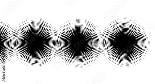 Circle target bullseye icon with dotted ring swirl and geometric pattern on light background for aiming UI and training