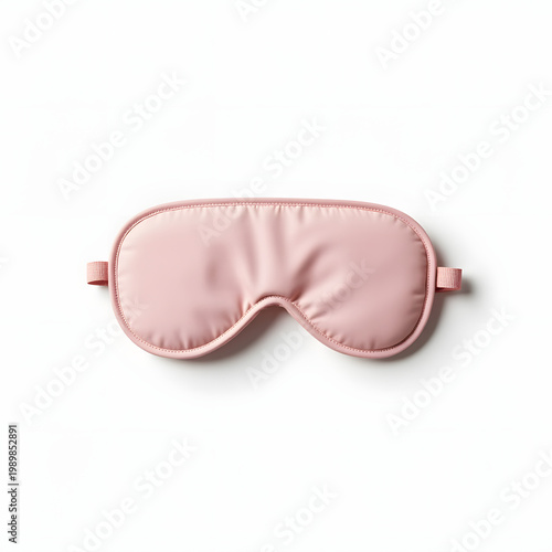 sleep mask for better sleep and relaxation routine isolated on white background