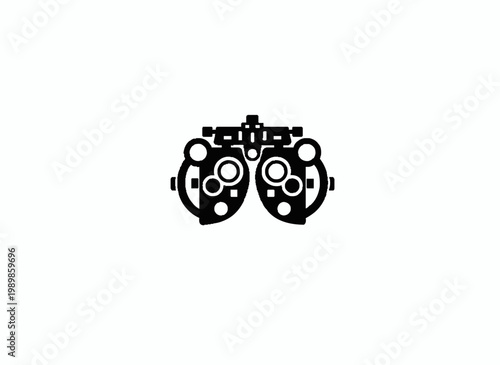 Optometry Testing Tool: An abstract illustration of an optometry testing tool, with a focus on eye care, health, and visual clarity.