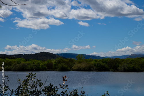The snowfields in the mountains of Madrid melt away with the arrival of spring