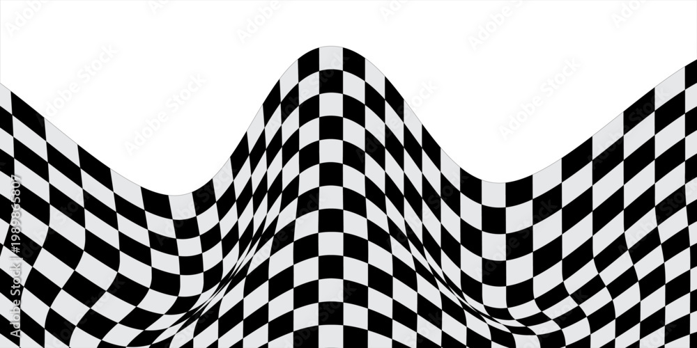 Fototapeta premium Checkered race flag. Racing flags. Background checkered flag Formula one with space for your text