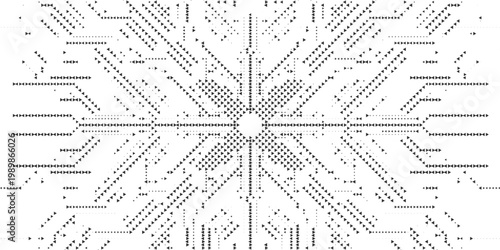 Minimalist gray triangle halftone tech pattern background, abstract symmetrical vector design with geometric lines, professional monochrome texture for business and technology themes