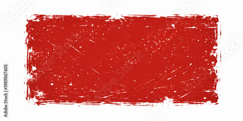 Red paint brush strokes on a grunge texture background with watercolor splashes and ink splatters for a red vector art wallpaper design