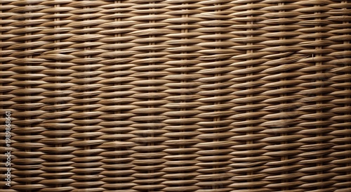 Natural Woven Bamboo Texture Background, Handmade Basket Pattern Close-Up