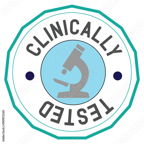 Logo indicating a product has been clinically tested for safety and efficacy