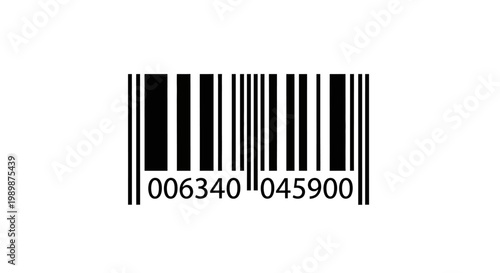 Barcode scanner reads product code on package label closely