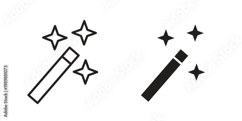 Billede på lærred Magic icon for ui app design and web designs