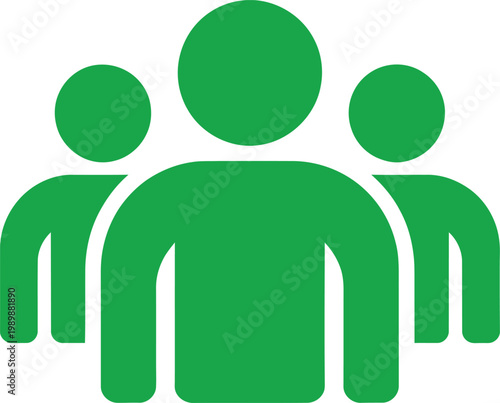 Gemini said

3d illustration of a green family icon representing a community group with a man and woman symbol to convey a teamwork concept of love and leadership within a business people silhouette