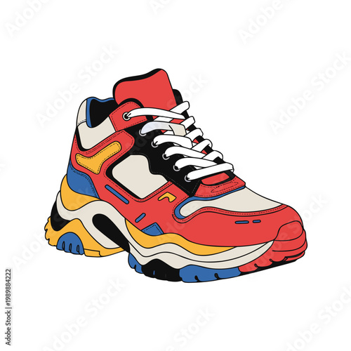 Modern stylish sneaker vector artwork with clean casual footwear design for streetwear fashion, sport lifestyle, shoe branding, apparel graphics, and trendy product visuals